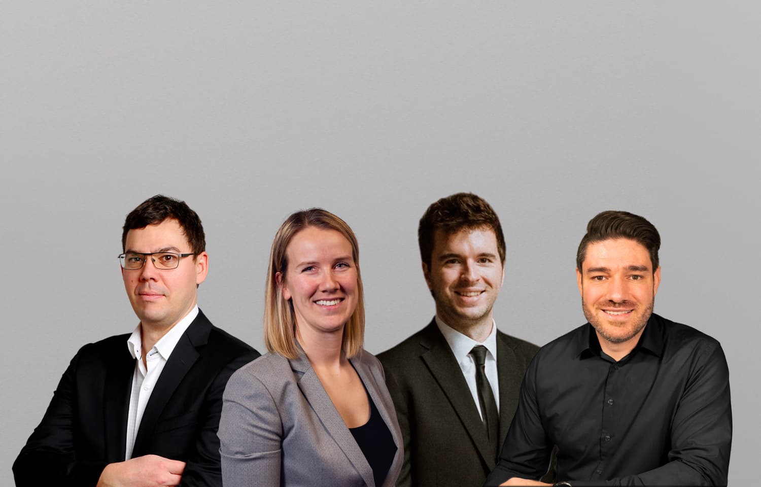 L'équipe CalcuFISCAL — Alexandre Gougeon, Michèle Audet, Marc-Étienne Salvail et François Gélinas
