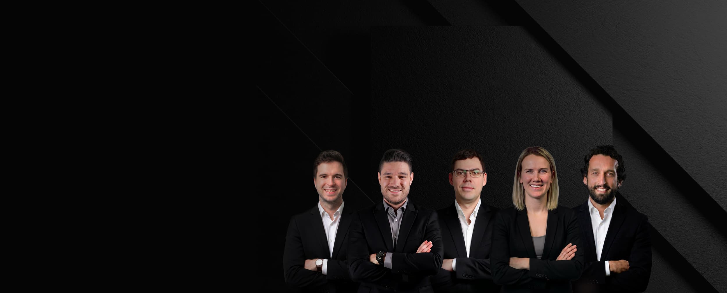 L'équipe CalcuFISCAL — Alexandre Gougeon, Michèle Audet, Alex Blouin, Marc-Étienne Salvail et François Gélinas